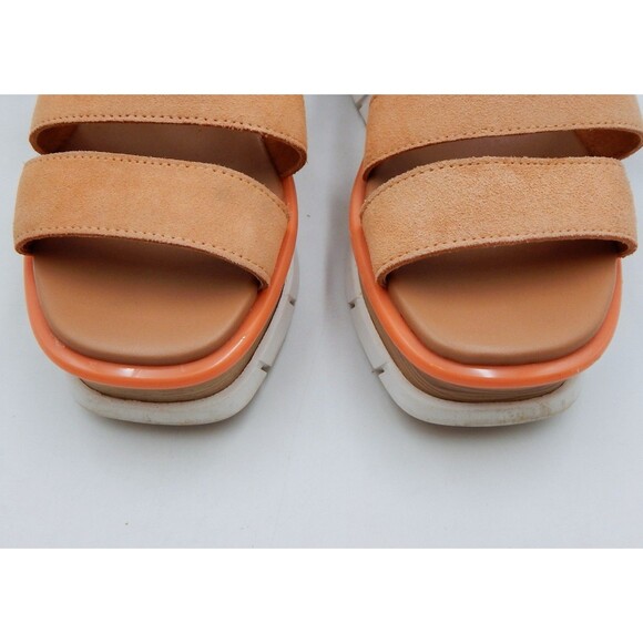 Sorel Joanie III Womens Tan Suede Slingback Wedge Sandals NL4673-877 Size 8 - Picture 13 of 14